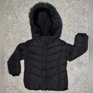 The Children’s Place Toddler Faux Fur Puffer Coat